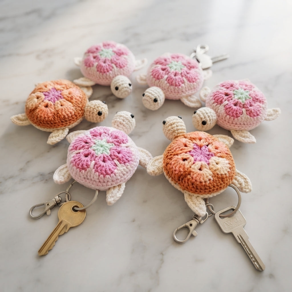 Enchanting Bag Charm Keyring | Amigurumi Guide PDF — Design 6
