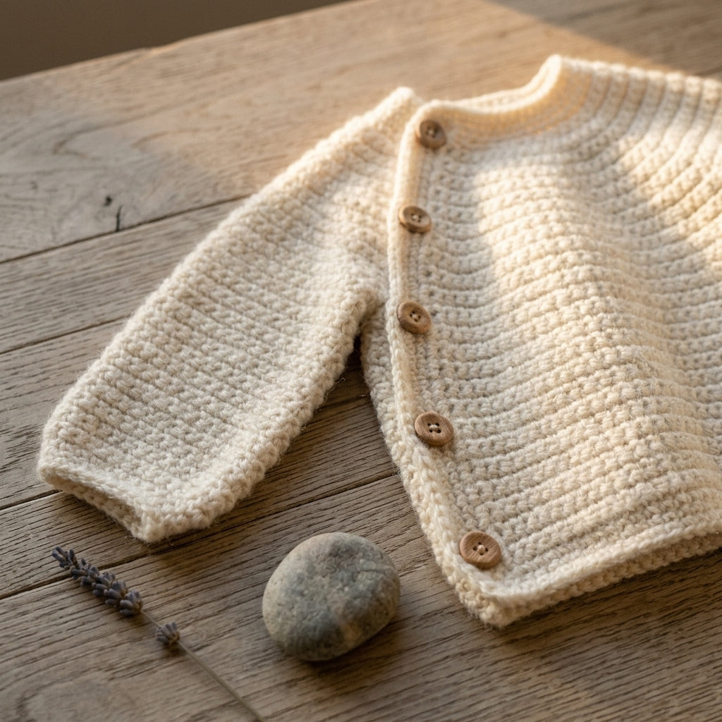 -Cardigan-Top Newborn-6 Years Baby Cardigan | Crochet Pattern PDF