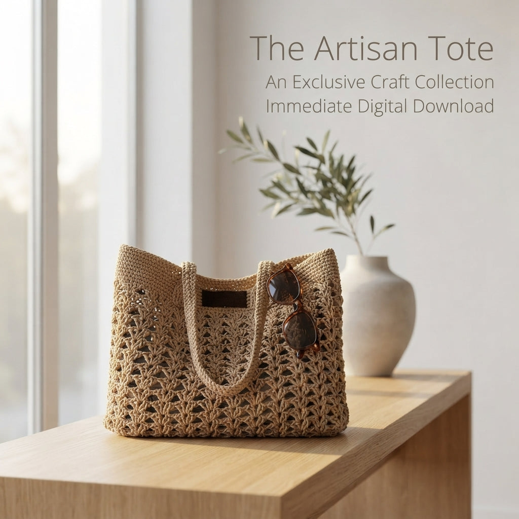 Granny Square Granny Square Tote V7 | Crochet Pattern PDF