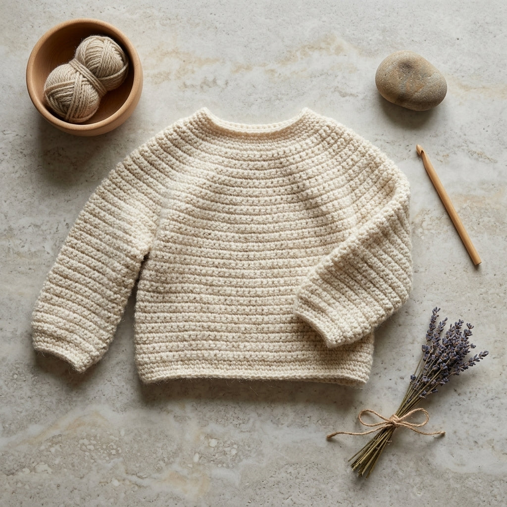 -Cardigan-Top Newborn-6 Years Baby Cardigan | Crochet Pattern PDF