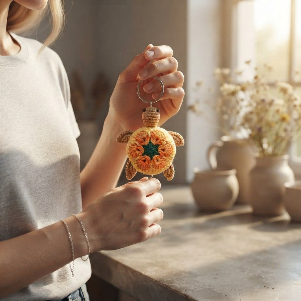 Enchanting Bag Charm Keyring | Amigurumi Guide PDF — Design 6