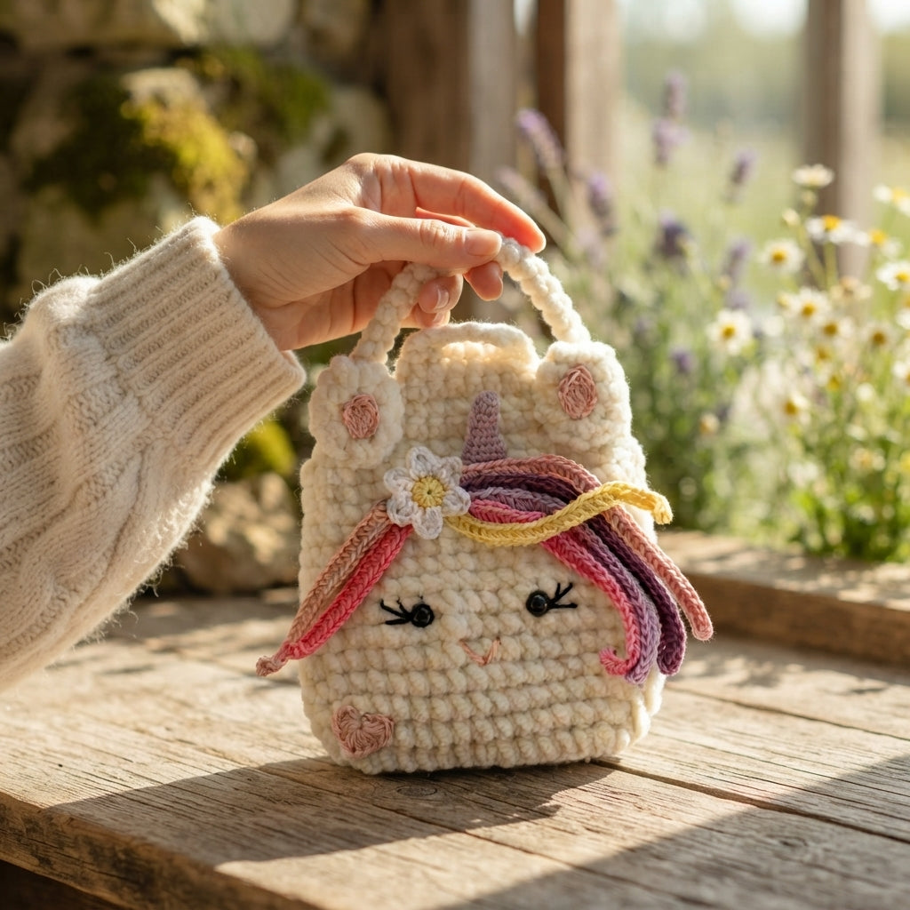 Unicorn Diy Bag | Crochet Pattern PDF