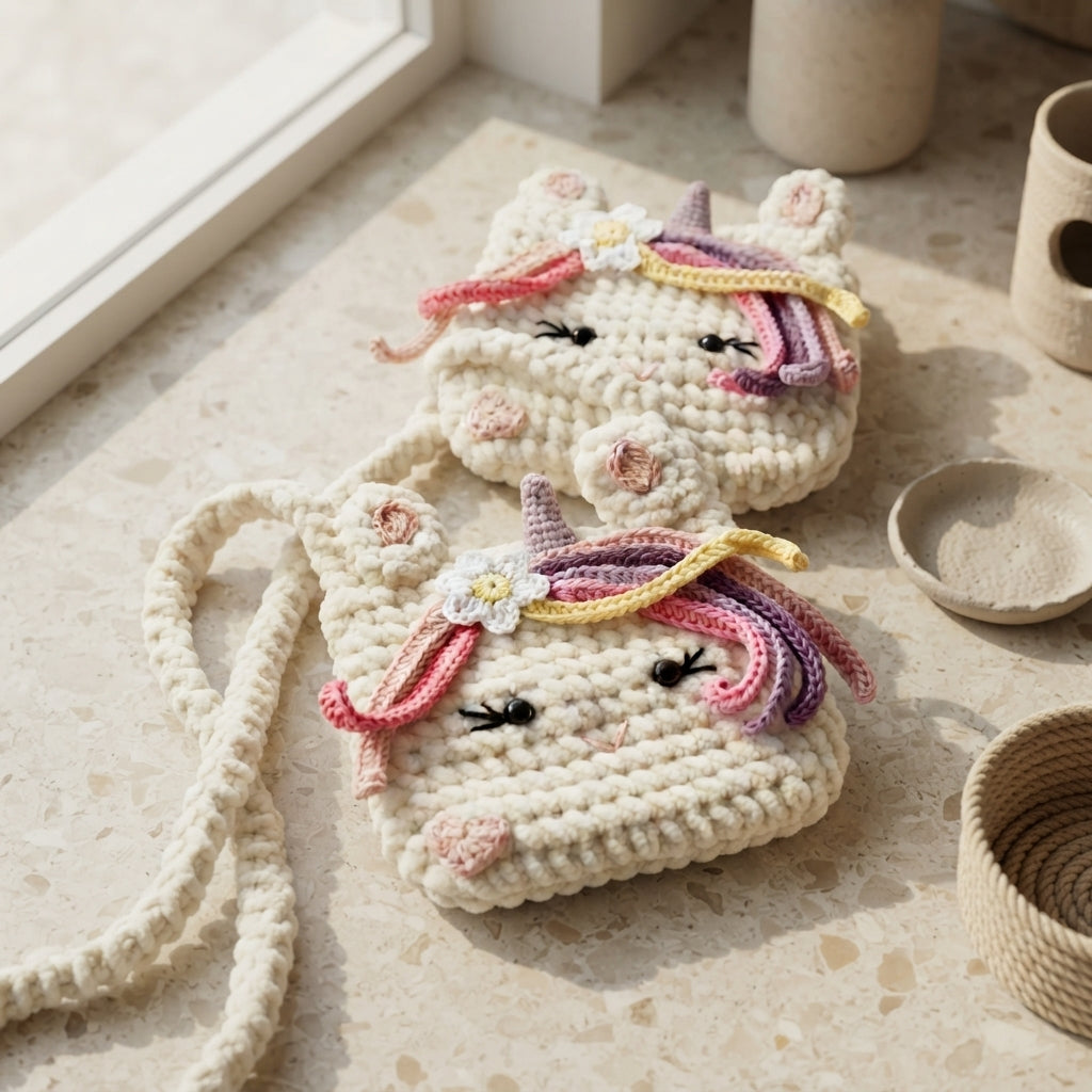 Unicorn Diy Bag | Crochet Pattern PDF