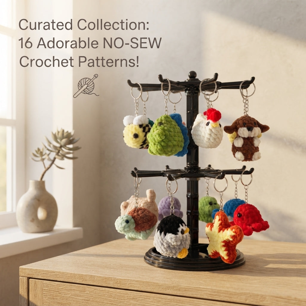 Epic Crochet Collection | 16+ Keychain Patterns