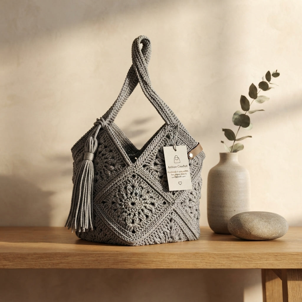 Granny Square Granny Square Market Bag | Crochet Pattern PDF