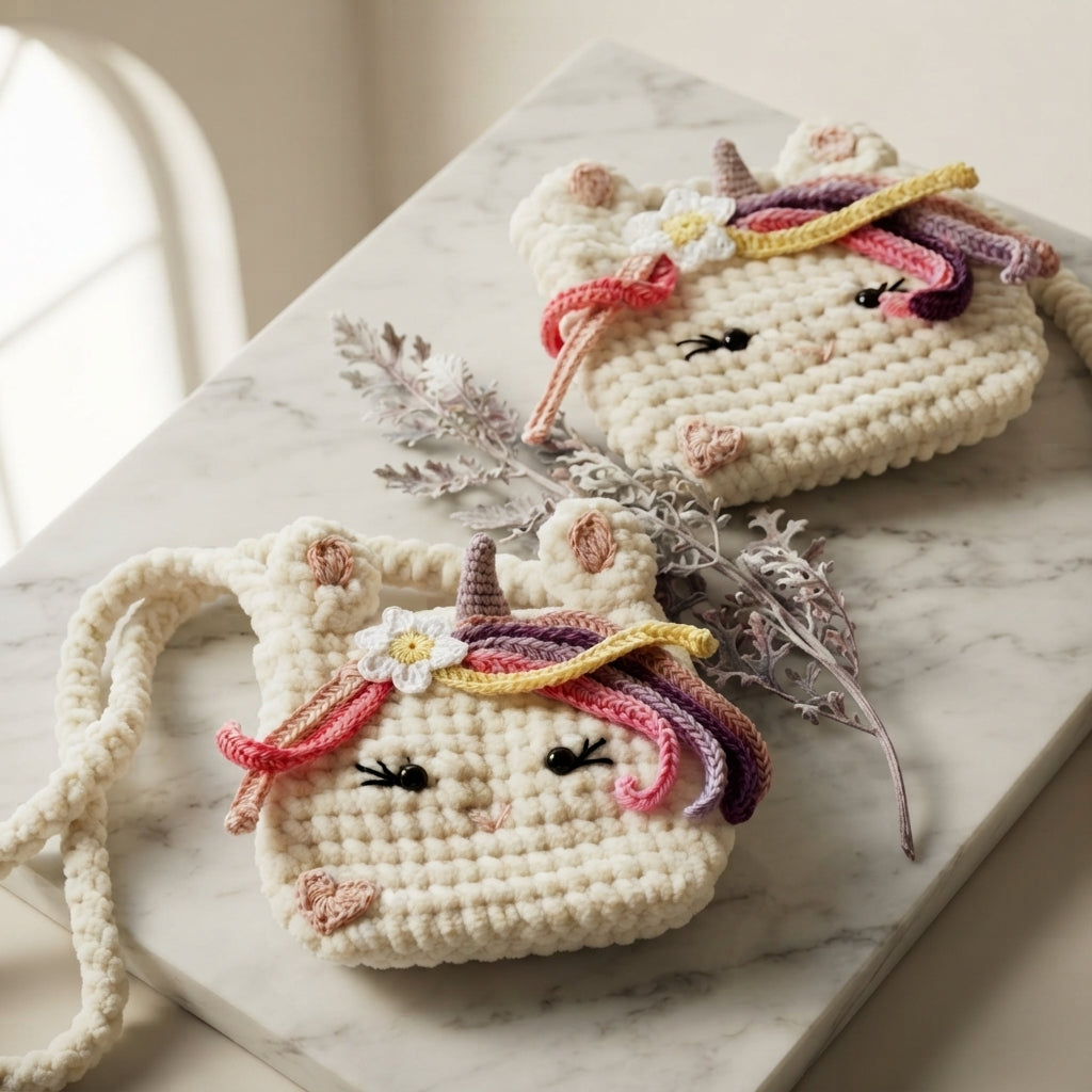 Unicorn Diy Bag | Crochet Pattern PDF