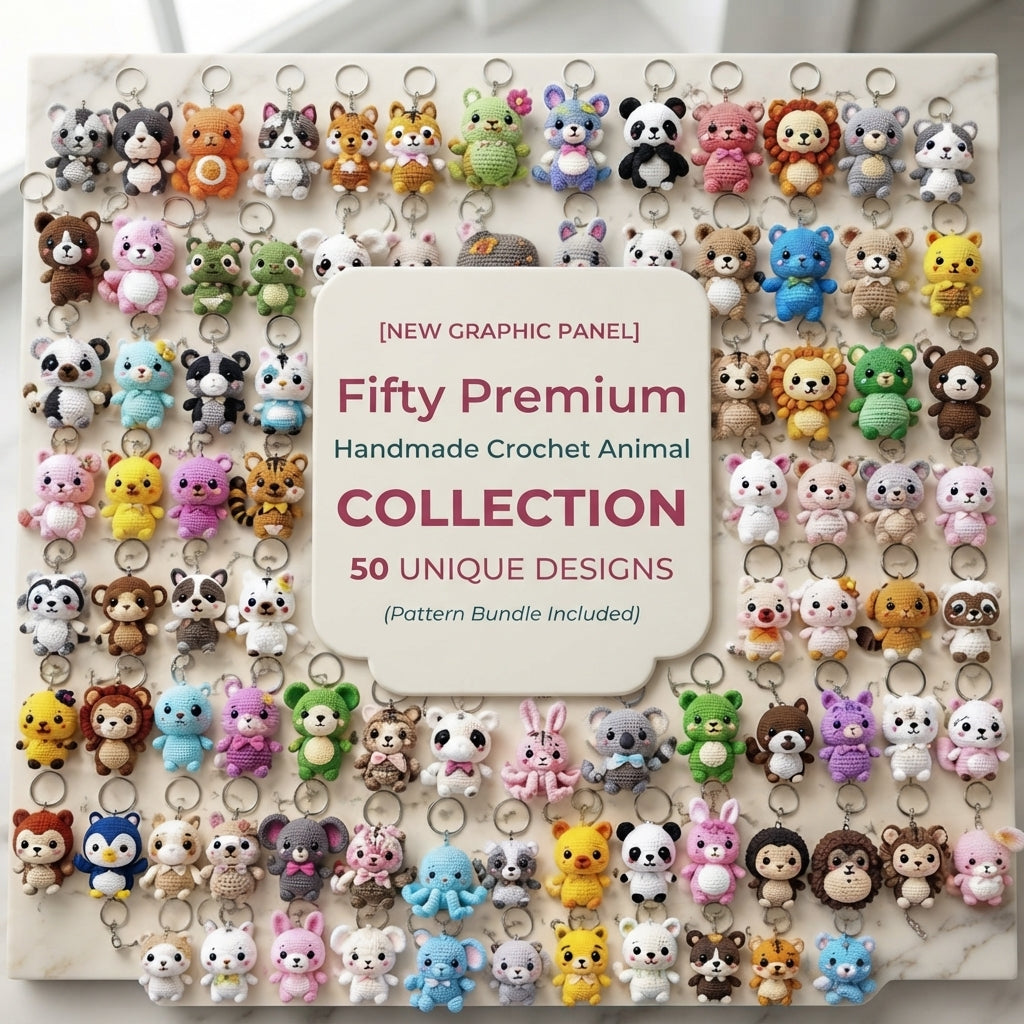 Ultimate Keychain Collection | 100+ Amigurumi PDF — Design 3
