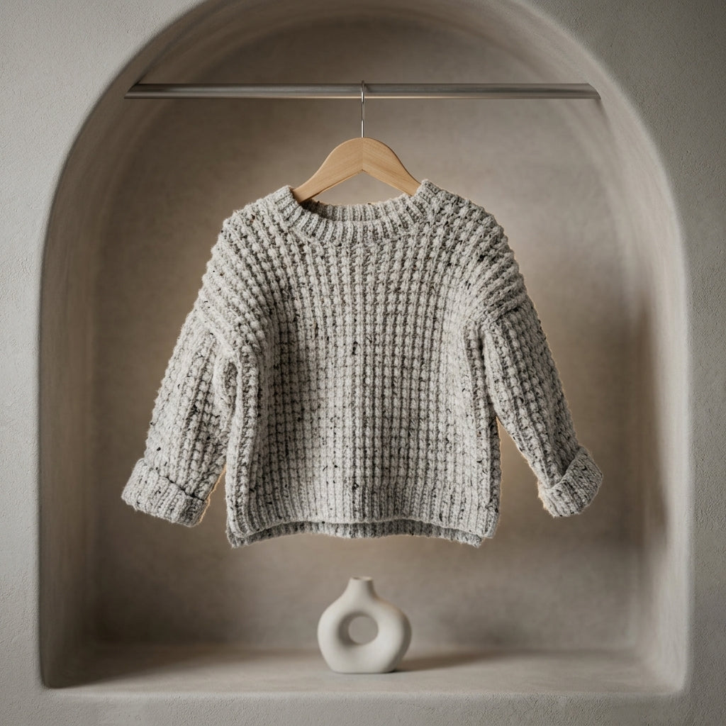 Ribbed Baby Sweater | Crochet Pattern PDF