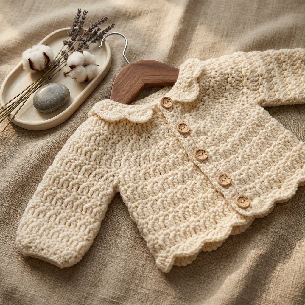 Harmony Cardigan Sizes Baby Cardigan | Crochet Pattern PDF
