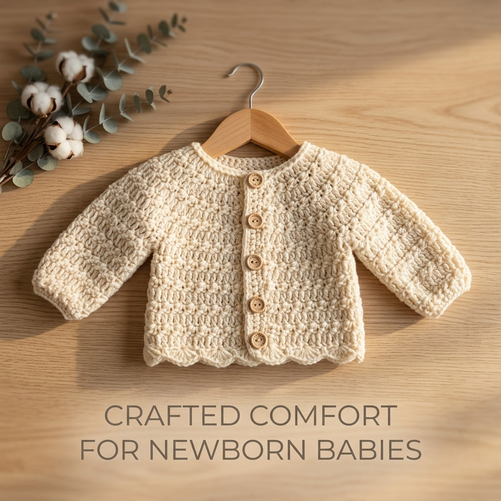 Harmony Cardigan Sizes Baby Cardigan | Crochet Pattern PDF