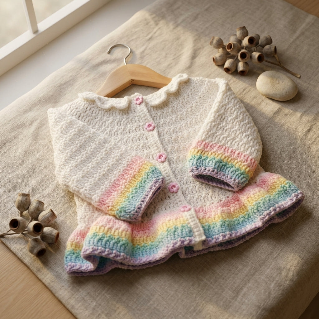 Harmony Cardigan Sizes Baby Cardigan | Crochet Pattern PDF