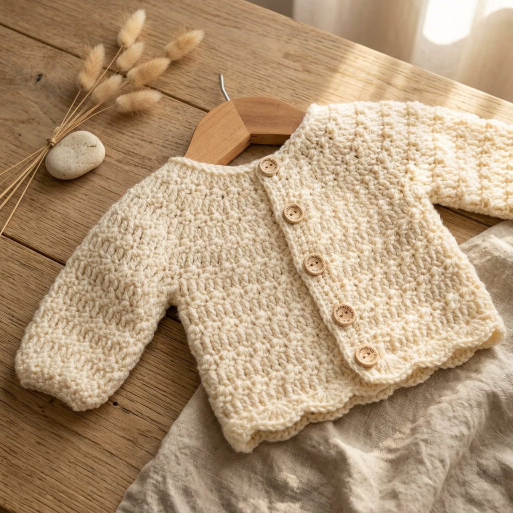 Harmony Cardigan Sizes Baby Cardigan | Crochet Pattern PDF