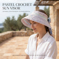 Modern Sun Visor | Crochet Hat Pattern PDF — Design 7