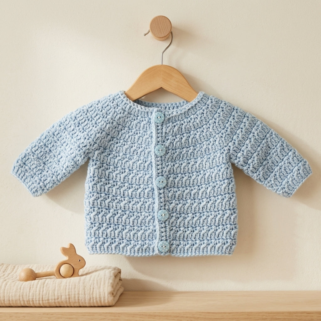 Harmony Cardigan Sizes Baby Cardigan | Crochet Pattern PDF