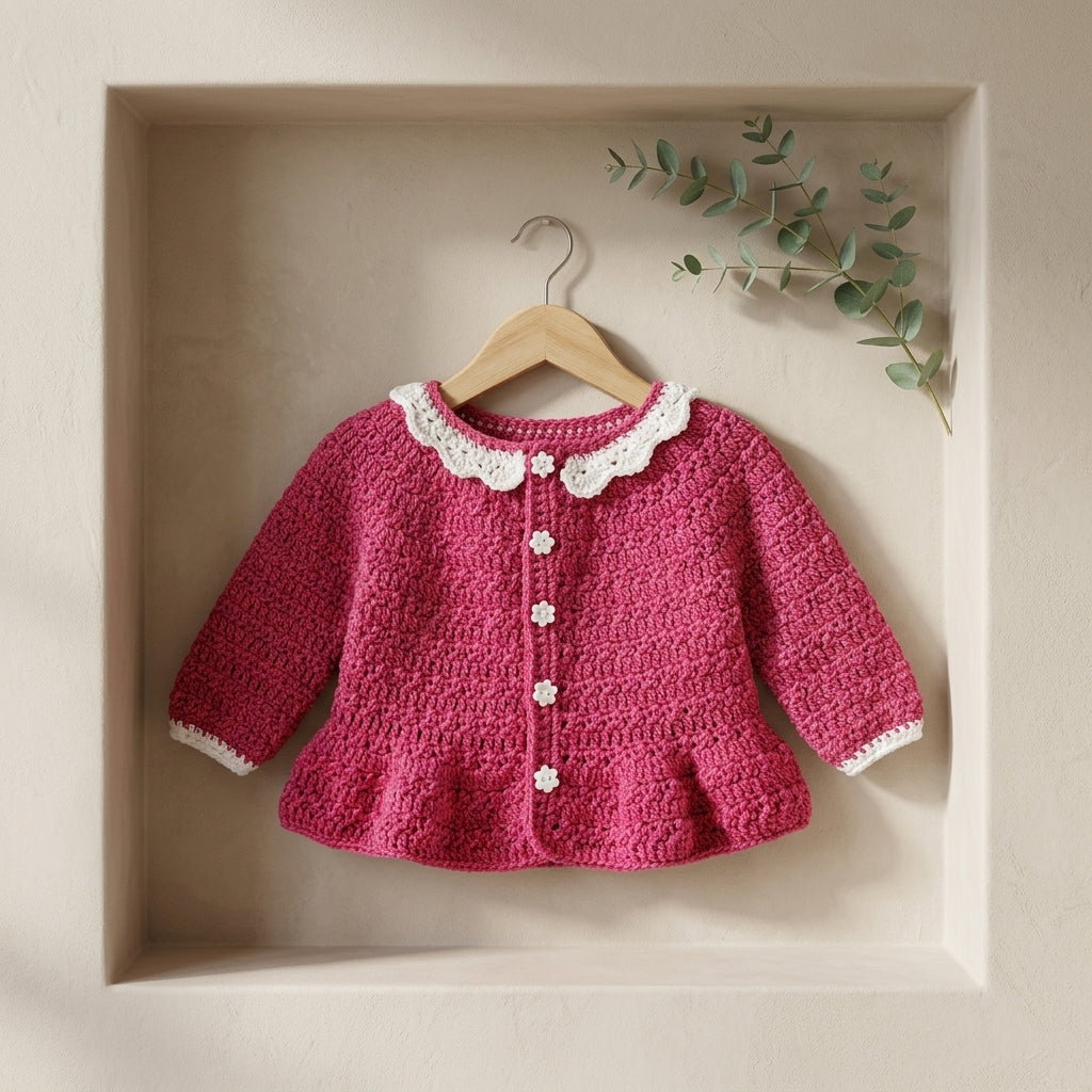 Harmony Cardigan Sizes Baby Cardigan | Crochet Pattern PDF