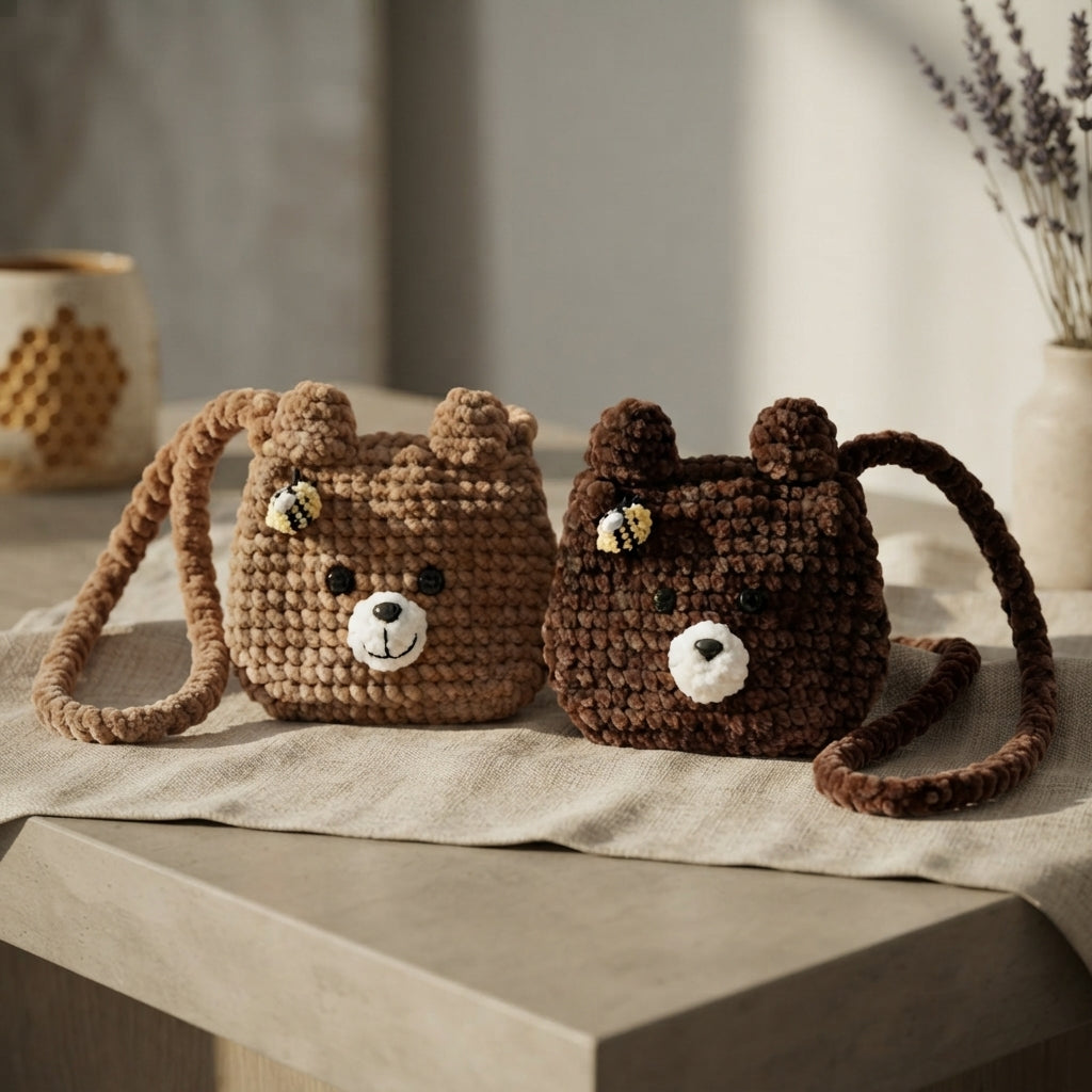 Bear Kids Bag | Crochet Pattern PDF