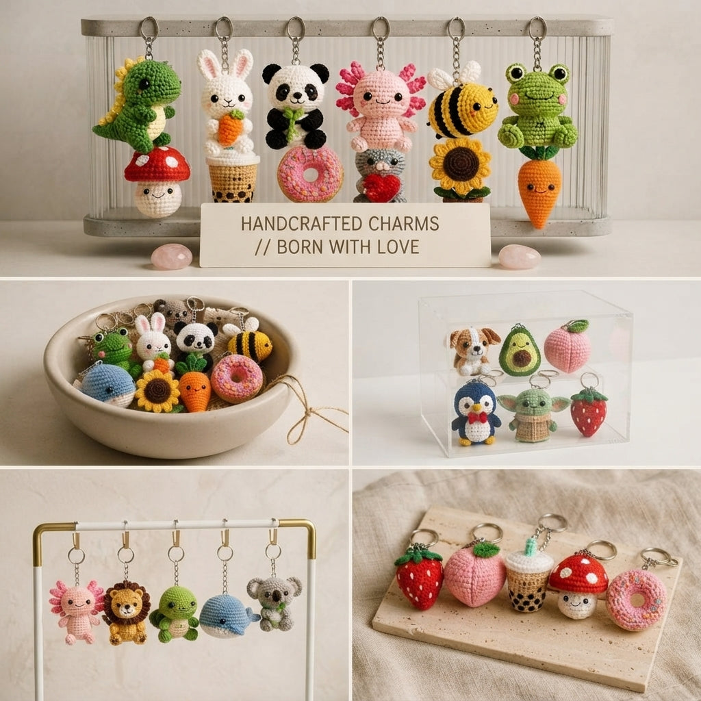 Mega 300 Crochet Keychain Patterns | PDF Bundle