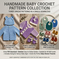 Bear Ears Baby Cardigan Bear Ears v4 | Crochet Pattern PDF