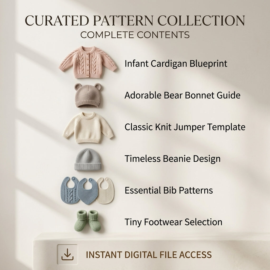Bear Ears Baby Cardigan Bear Ears v4 | Crochet Pattern PDF