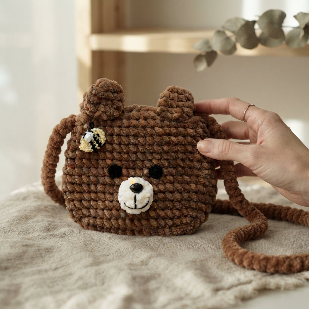 Bear Kids Bag | Crochet Pattern PDF