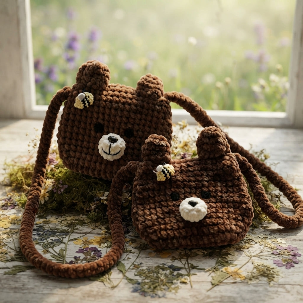 Bear Kids Bag | Crochet Pattern PDF