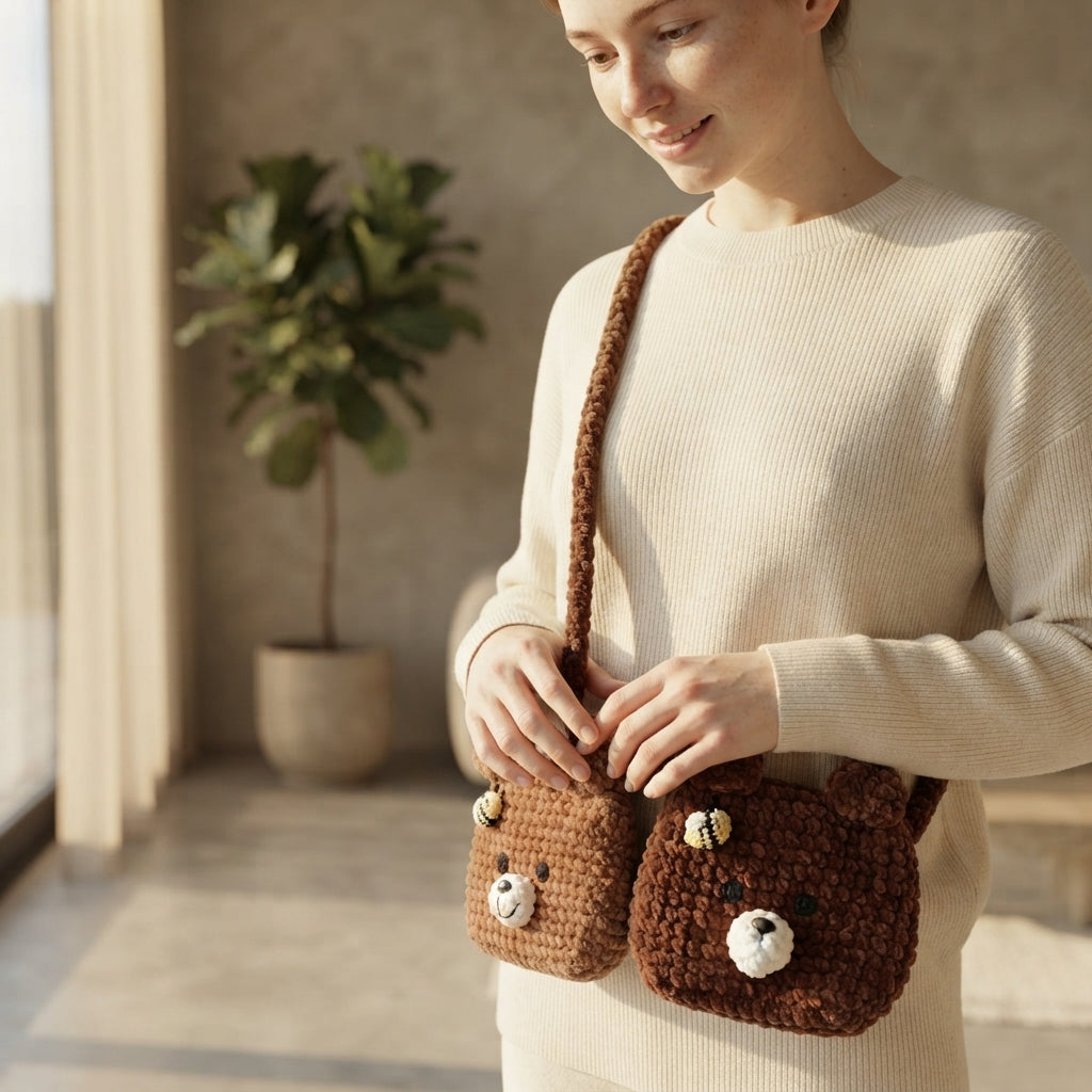 Bear Kids Bag | Crochet Pattern PDF