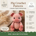 Handmade Amigurumi Pig | Crochet PDF Pattern