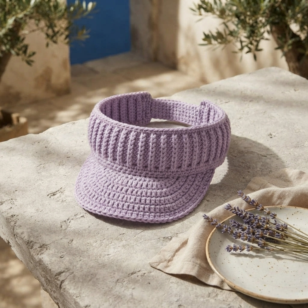 Trendy Sun Visor | Crochet Visor Pattern — Design 9