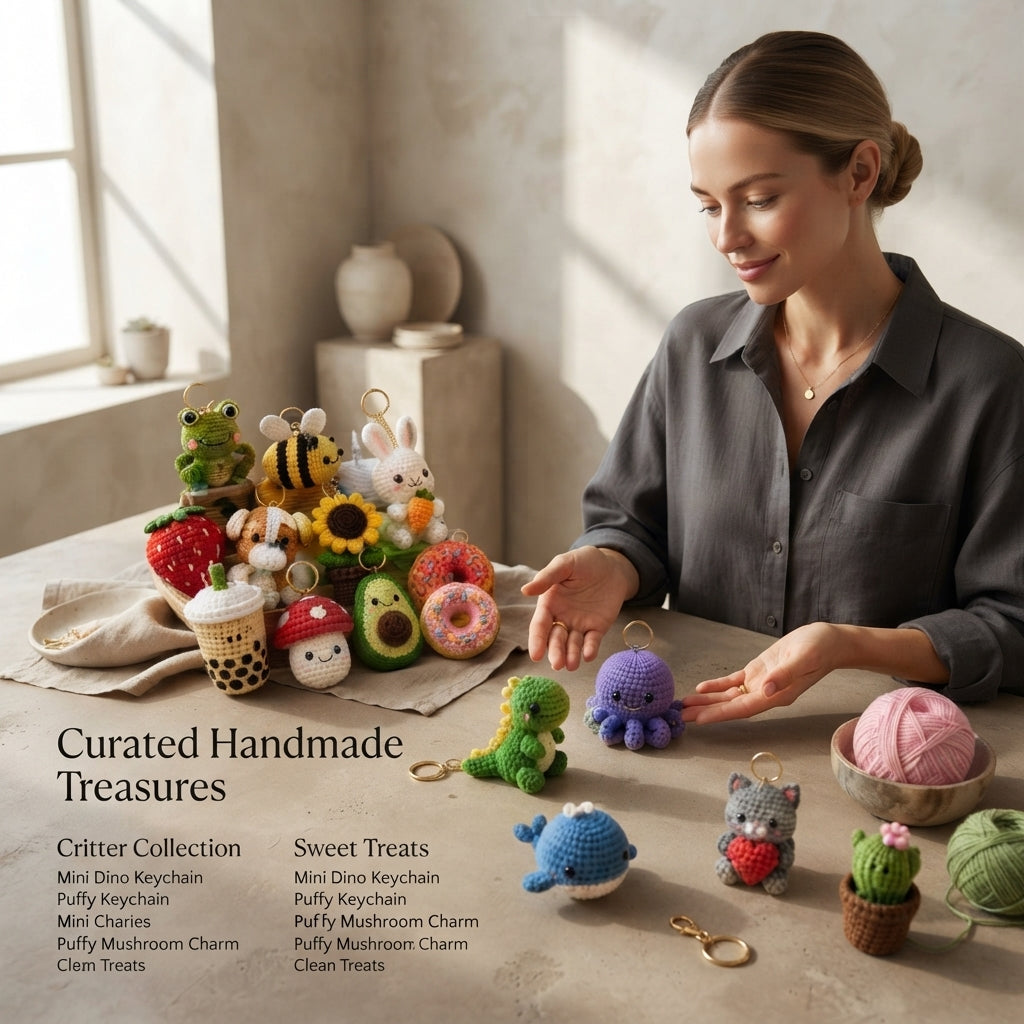 Mega 300 Crochet Keychain Patterns | PDF Bundle