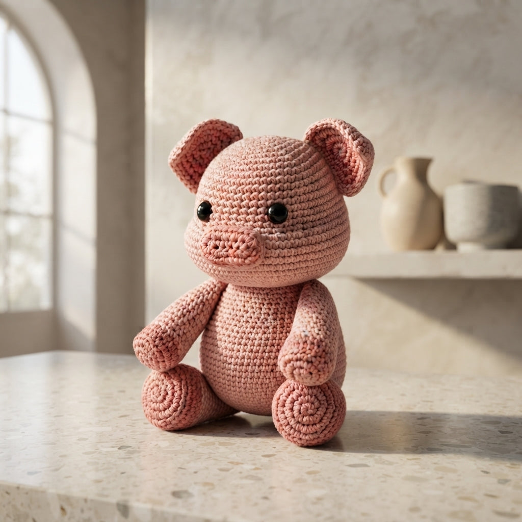 Handmade Amigurumi Pig | Crochet PDF Pattern