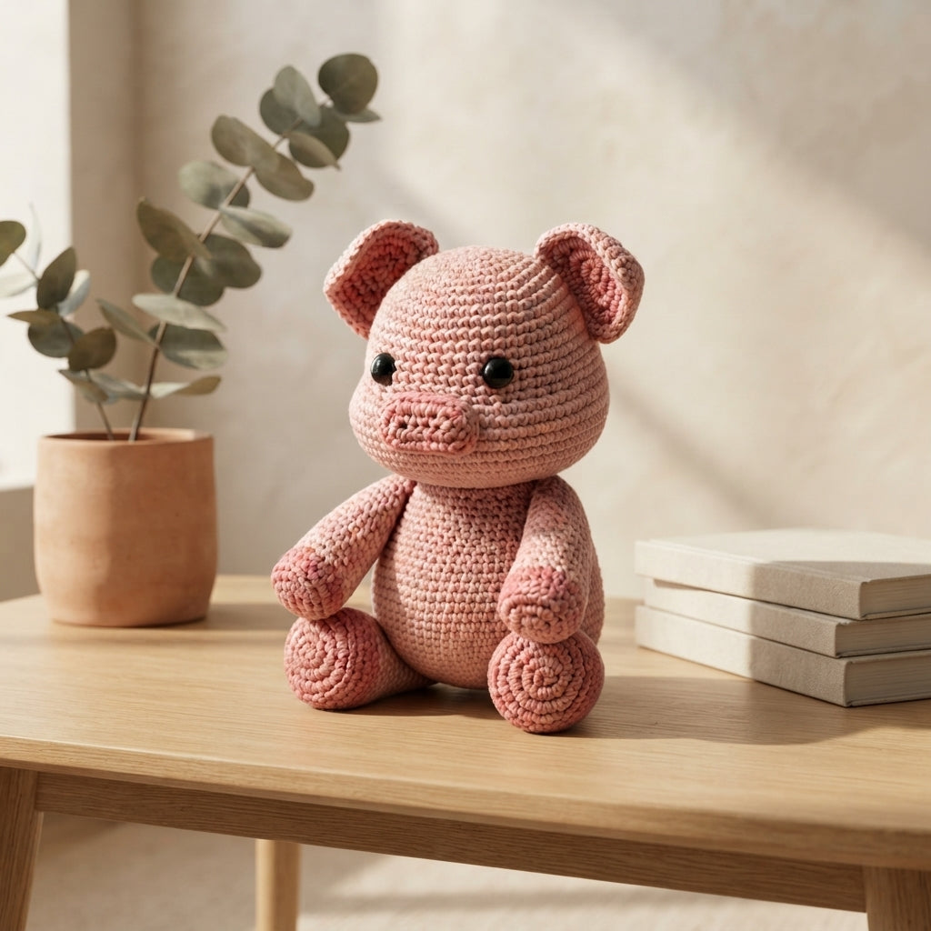 Handmade Amigurumi Pig | Crochet PDF Pattern