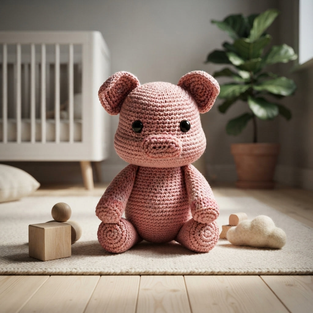 Handmade Amigurumi Pig | Crochet PDF Pattern