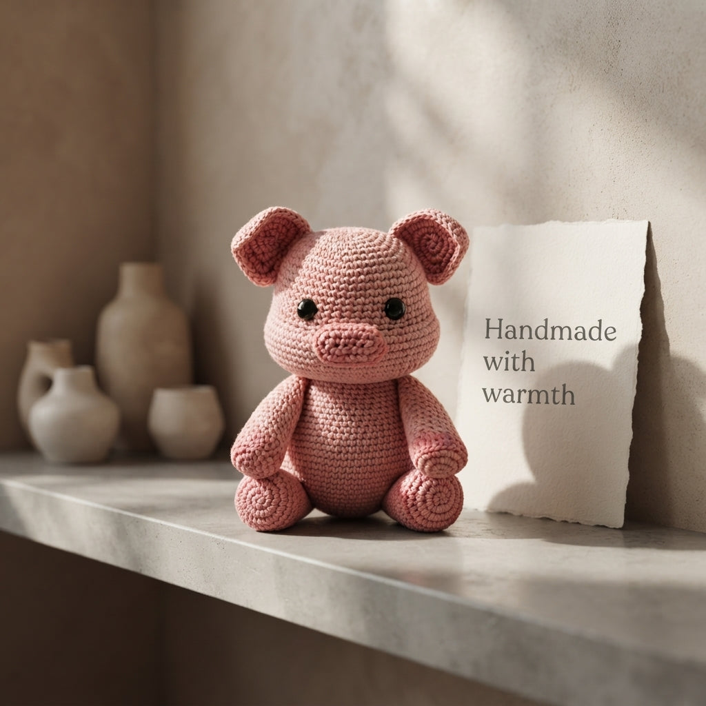Handmade Amigurumi Pig | Crochet PDF Pattern