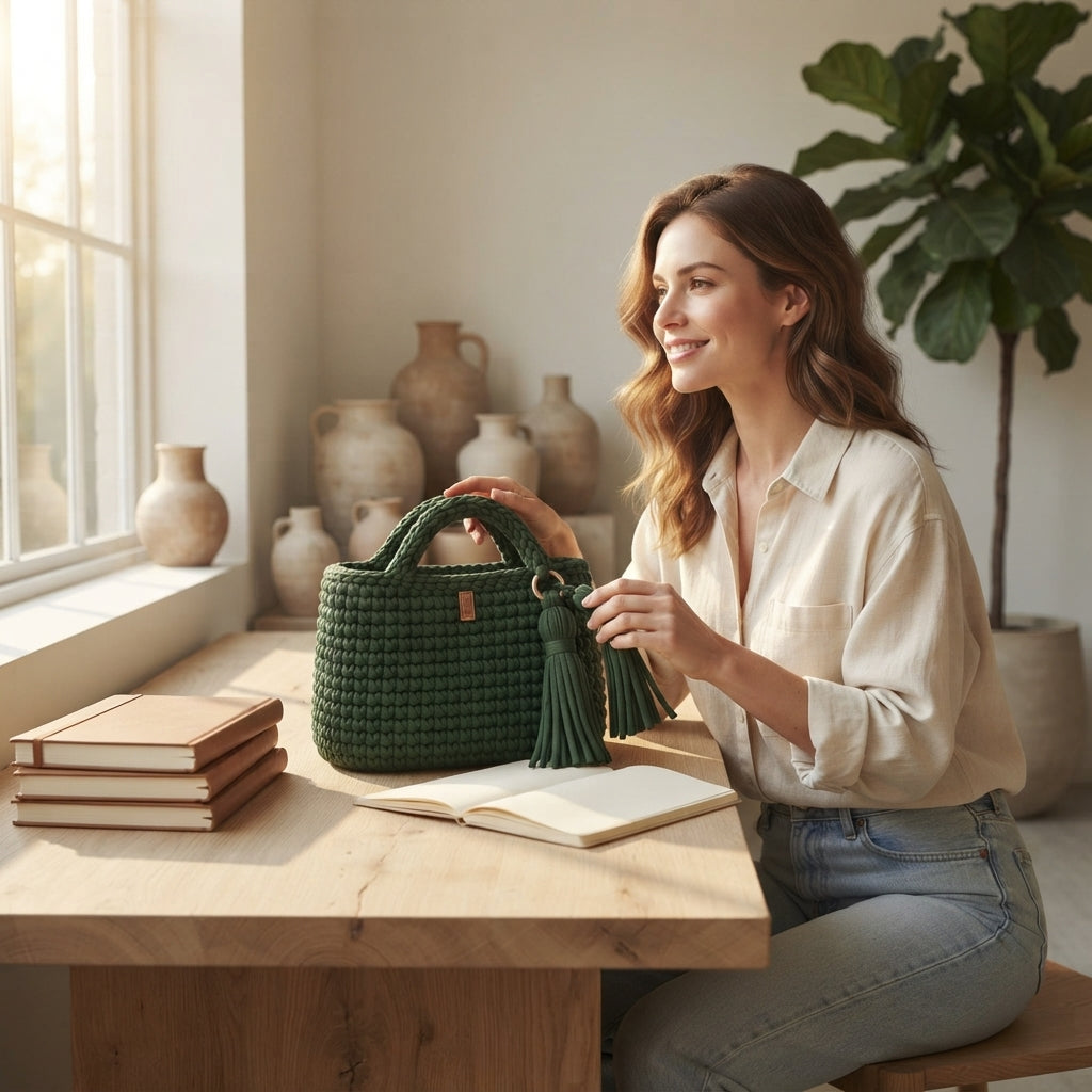 Handbag Textured Purse | Crochet Pattern PDF