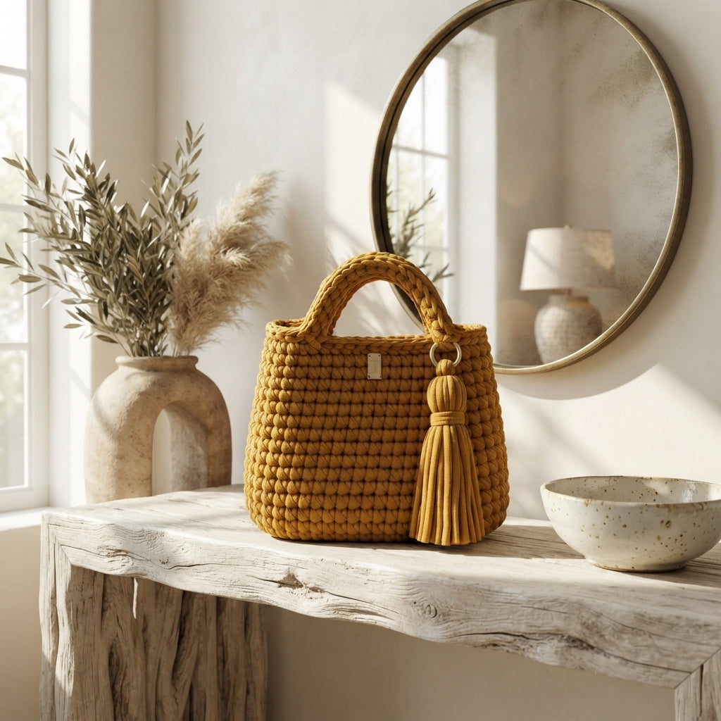 Handbag Textured Purse | Crochet Pattern PDF