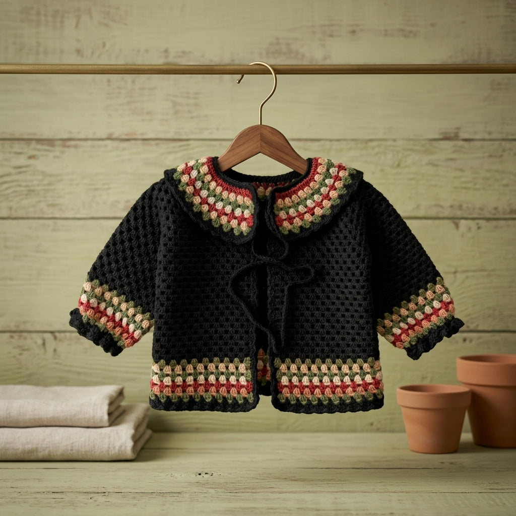 Raglan Baby Cardigan | Crochet Pattern PDF