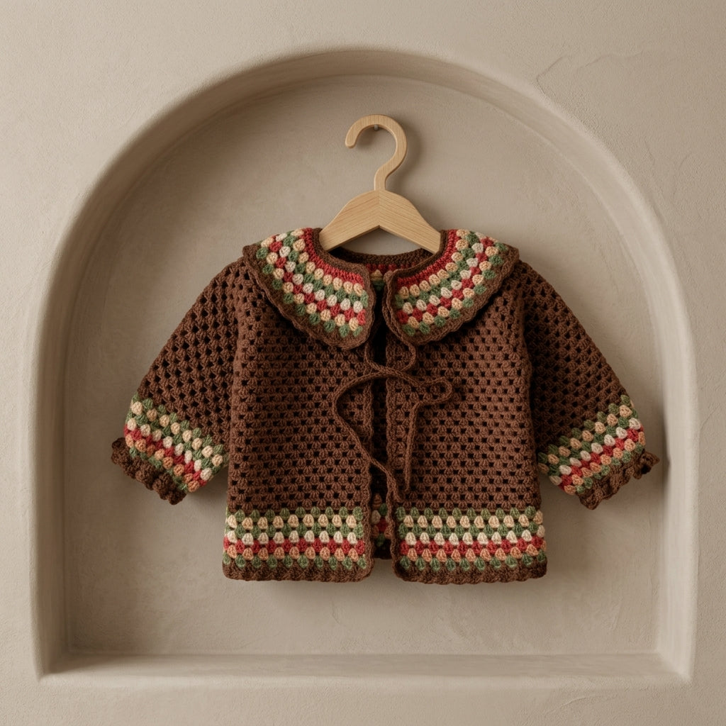 Raglan Baby Cardigan | Crochet Pattern PDF