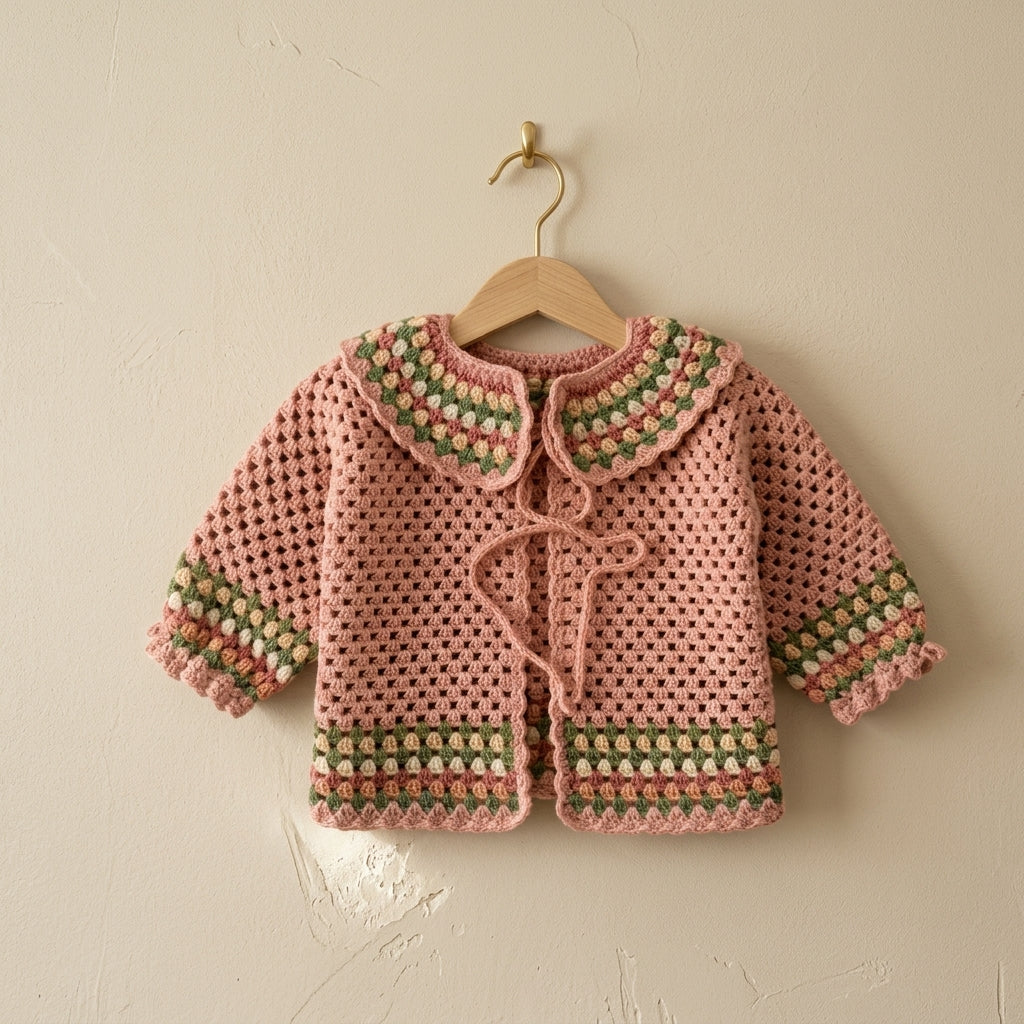 Raglan Baby Cardigan | Crochet Pattern PDF