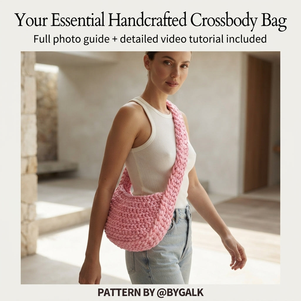 Trendy Crossbody Crossbody | Crochet Pattern PDF