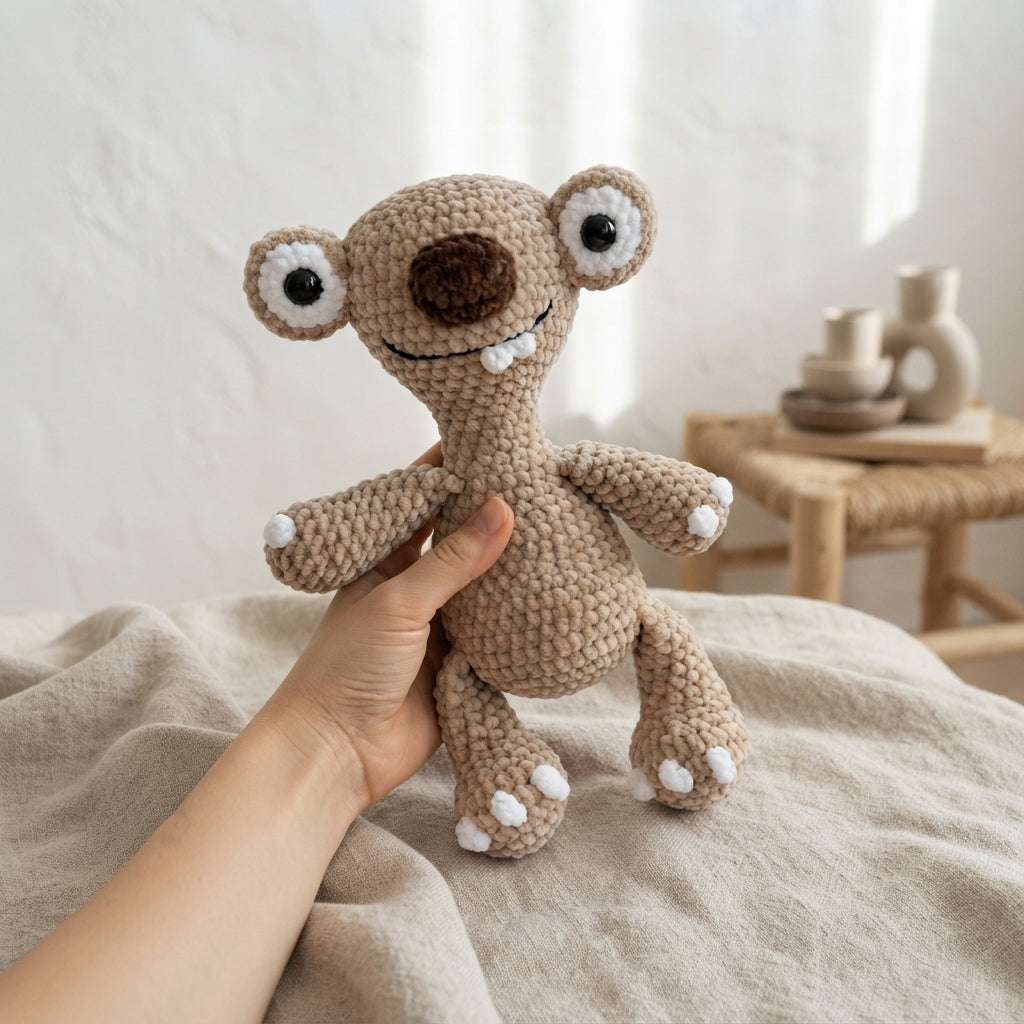 Charming Sloth Companion | Crochet Pattern PDF