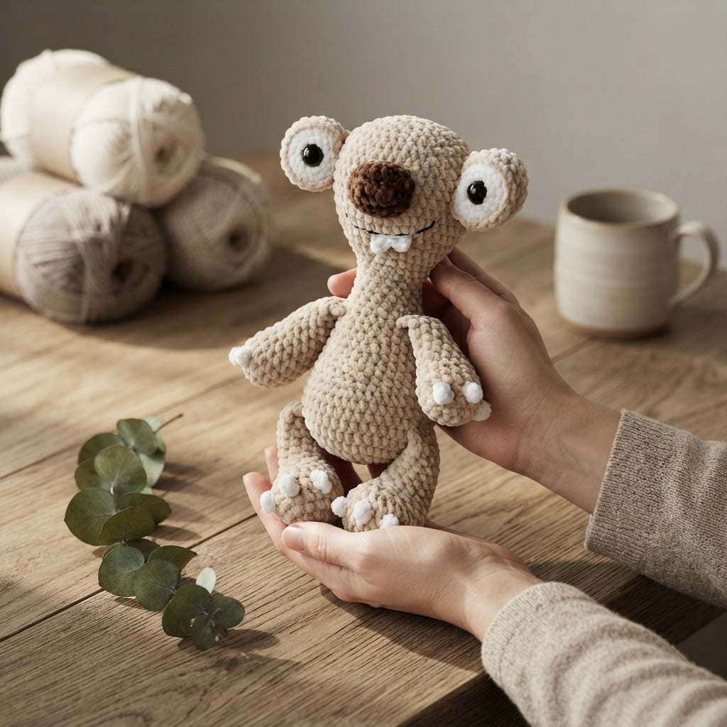 Charming Sloth Companion | Crochet Pattern PDF