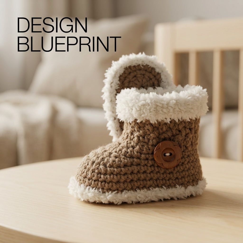 Sweater Bootie Hat Baby Sweater | Crochet Pattern PDF
