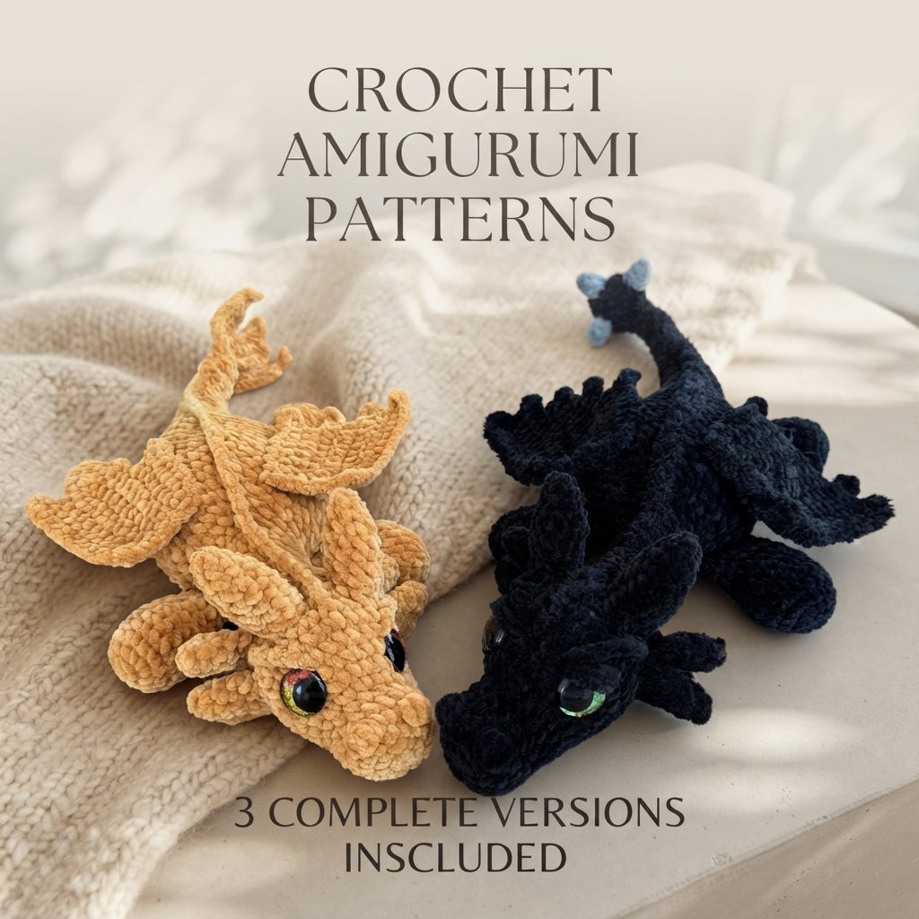 Amigurumi Little Dragon | Amigurumi Pattern PDF