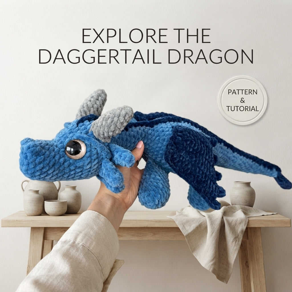 Amigurumi Little Dragon | Amigurumi Pattern PDF