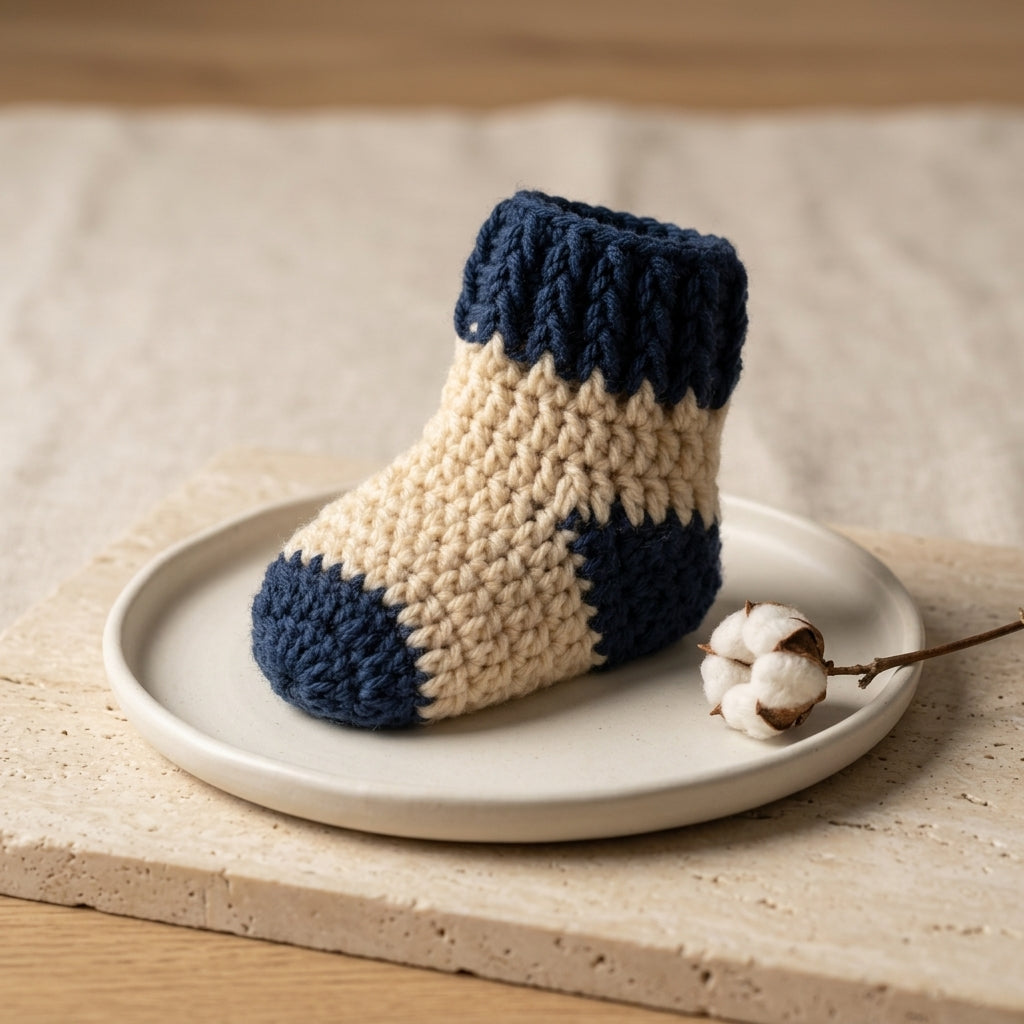 Socks Beginner Socks Baby Crochet Pattern | Crochet Pattern PDF