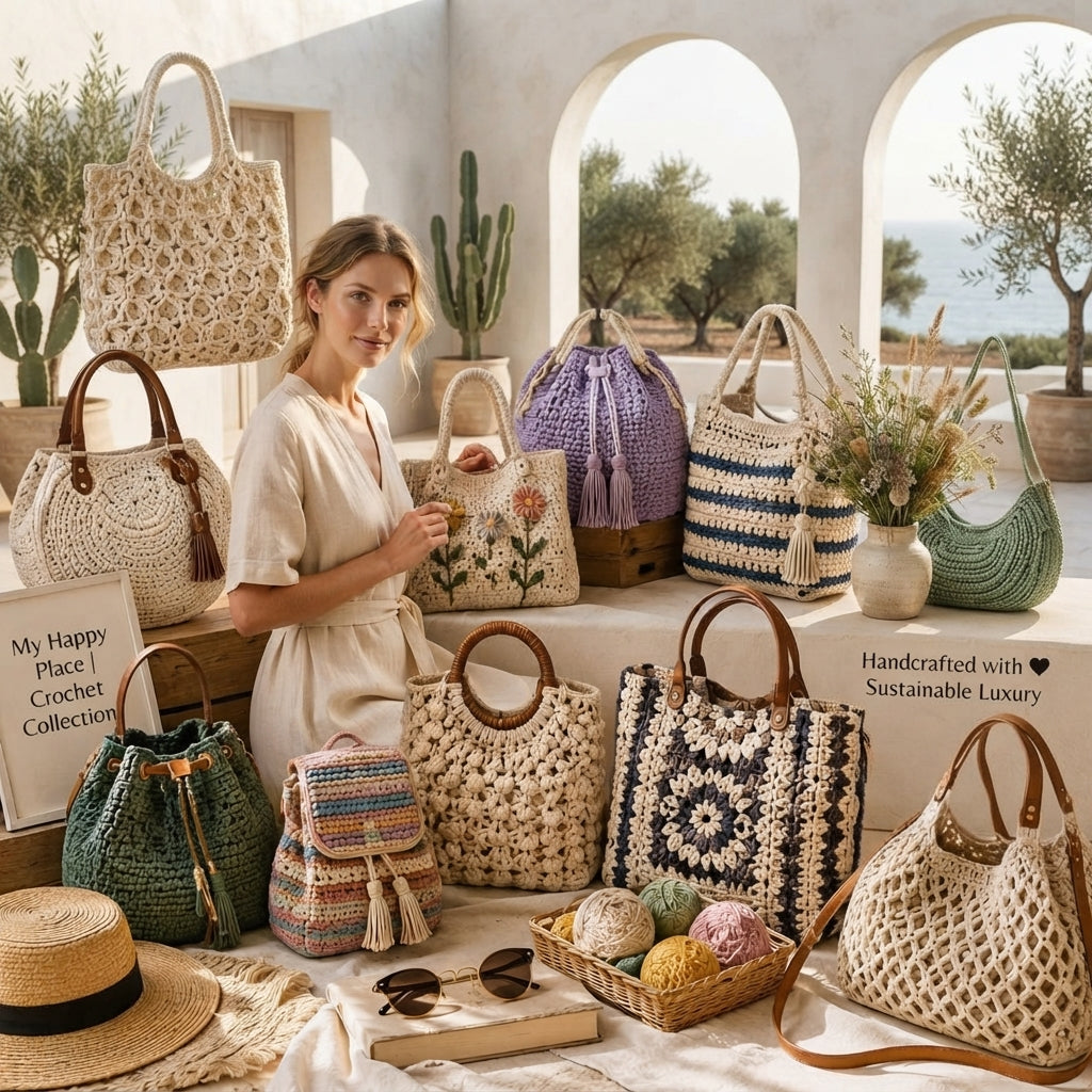 Shoulder Bag Crossbody Tote | Crochet Pattern PDF