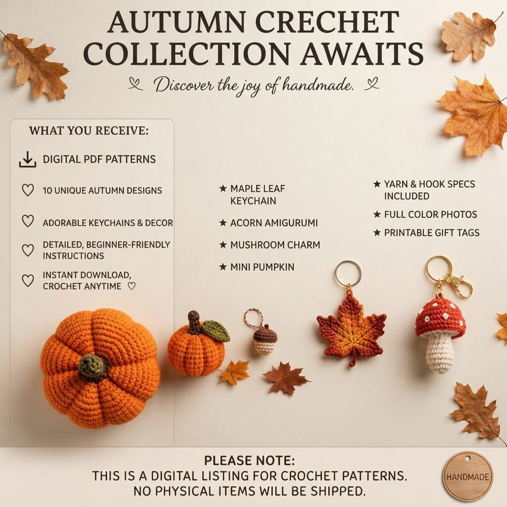 Pretty Keychain Charm | Handmade Crochet Pattern — Design 4
