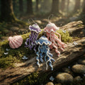Whimsical Jellyfish Keychain | PDF Crochet Guide — Design 2