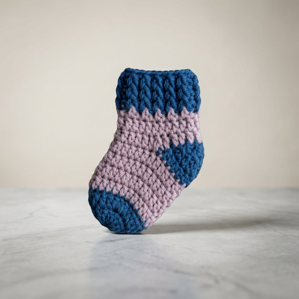 Socks Beginner Socks Baby Crochet Pattern | Crochet Pattern PDF
