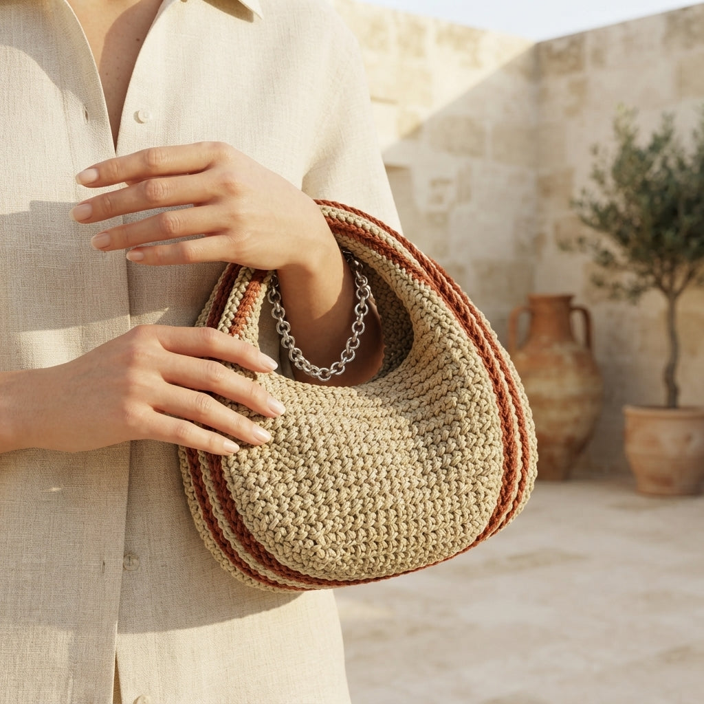 Purse Handbag Beach Bag V7 | Crochet Pattern PDF